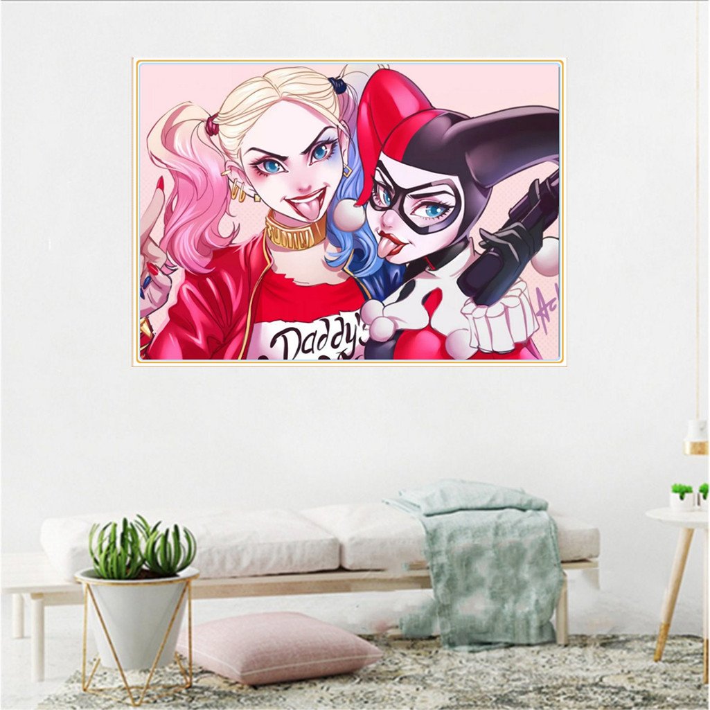 Harley Quinn | Kits complets de peinture au diamant rond