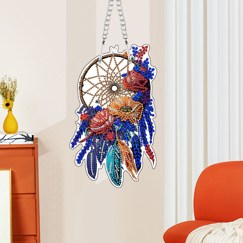 DIY crystal diamond wall mount kit for doors and windows tags - Dream Catcher