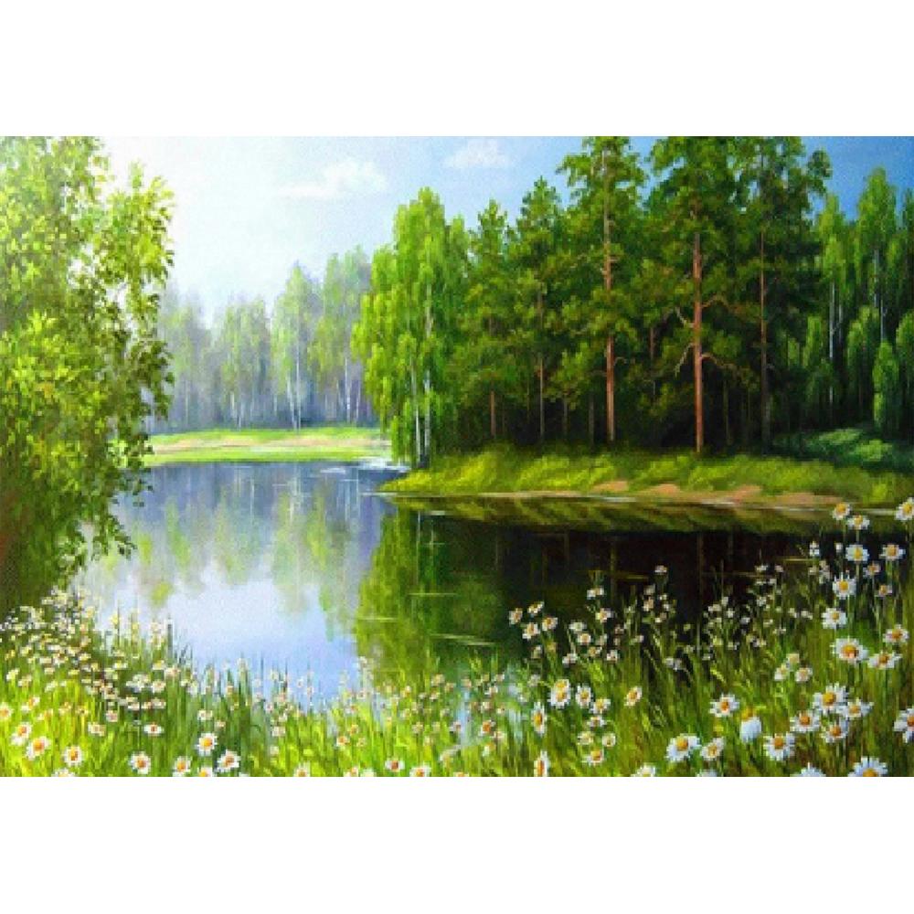 Lake view | Full Round Diamond Painting Kits