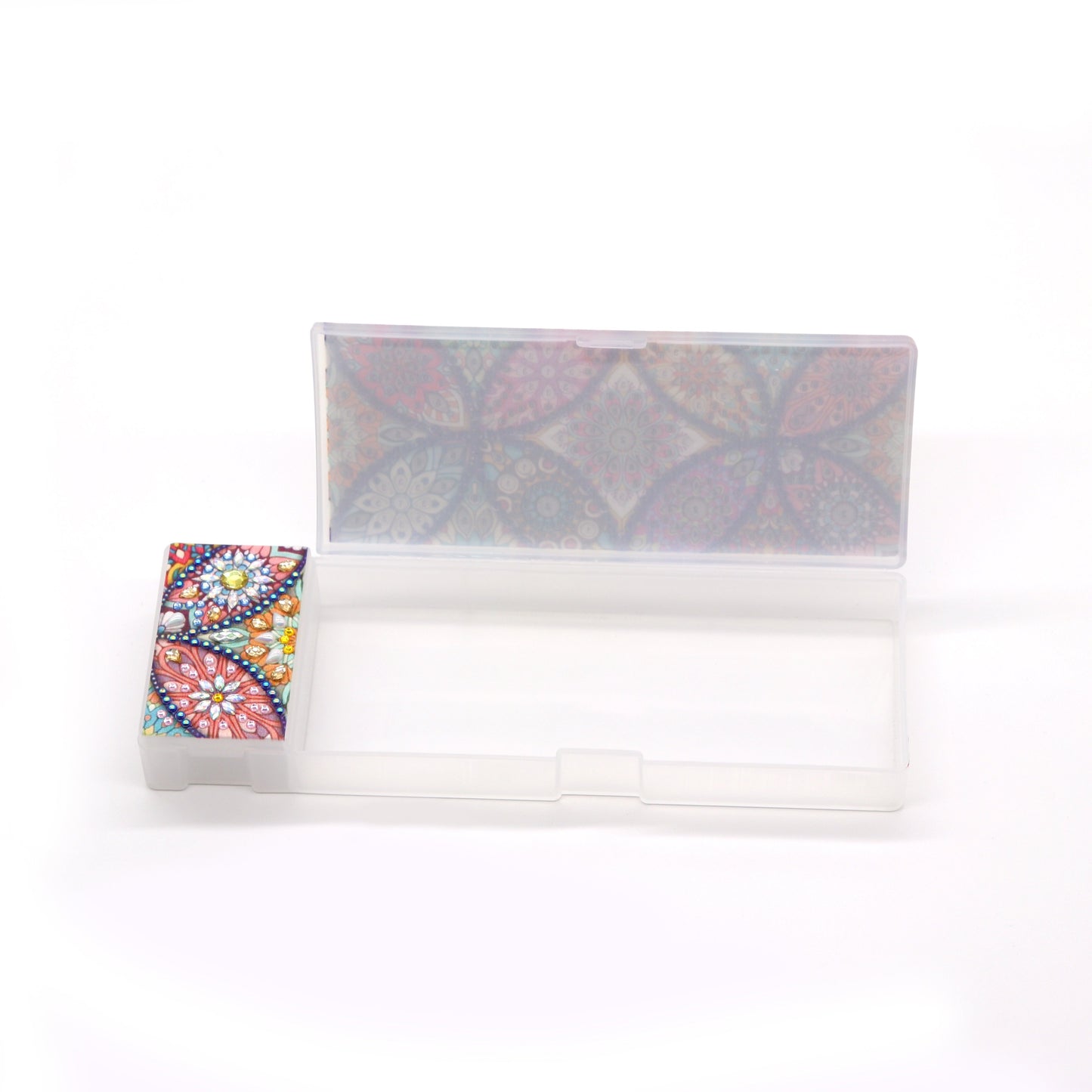 DIY Mandala Shaped Diamond Painting Pencil Box Gift