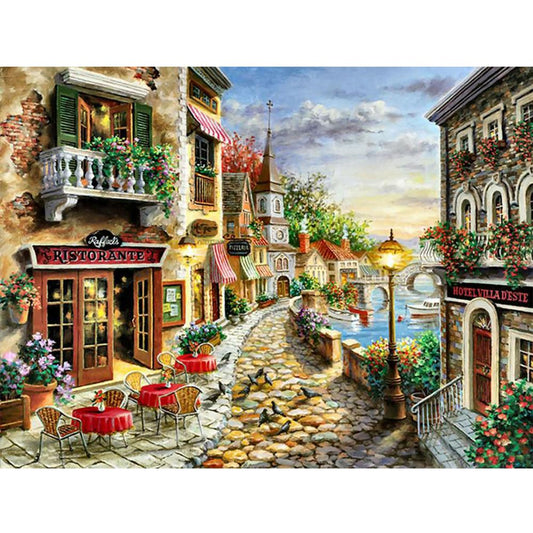 Water city | Full Round Diamond Painting Kits