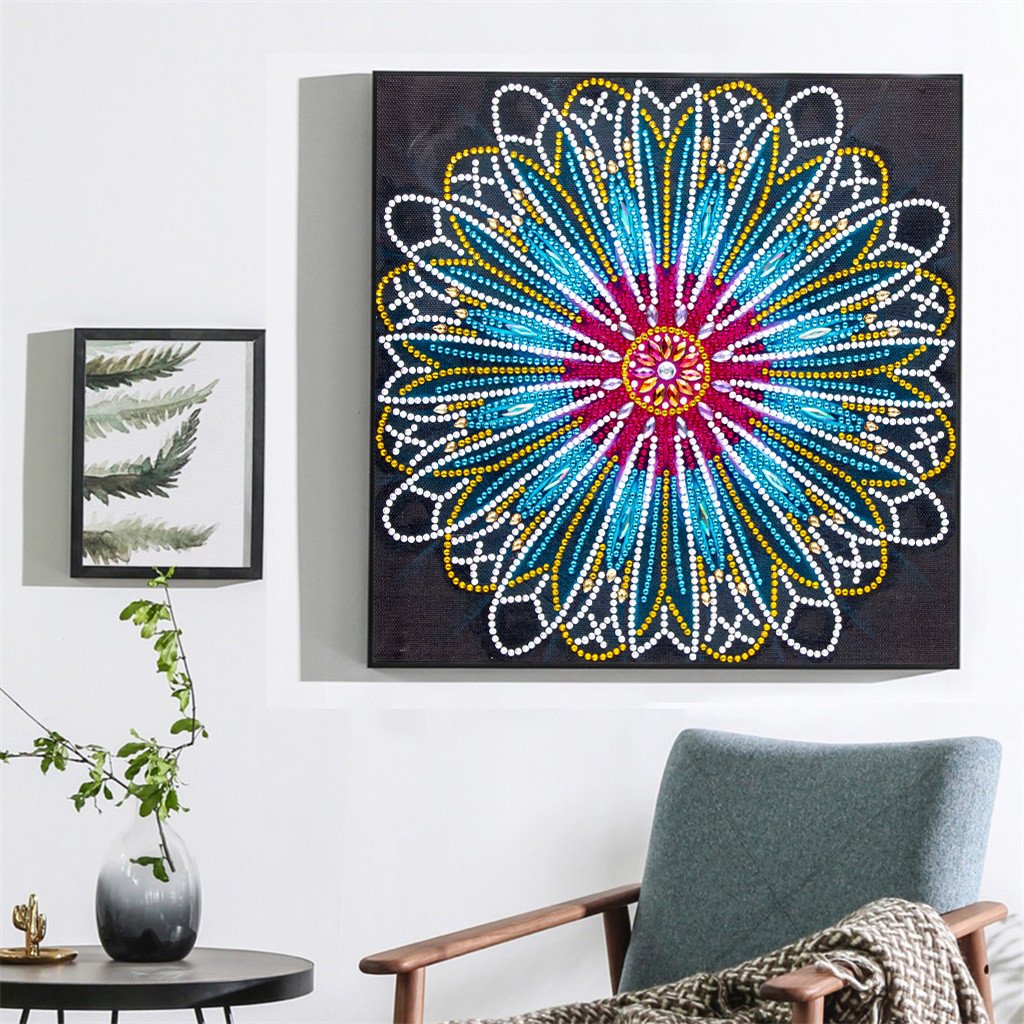 Mandala Flowers | Special Shaped | Crystal Rhinestone Diamond Painting Kits