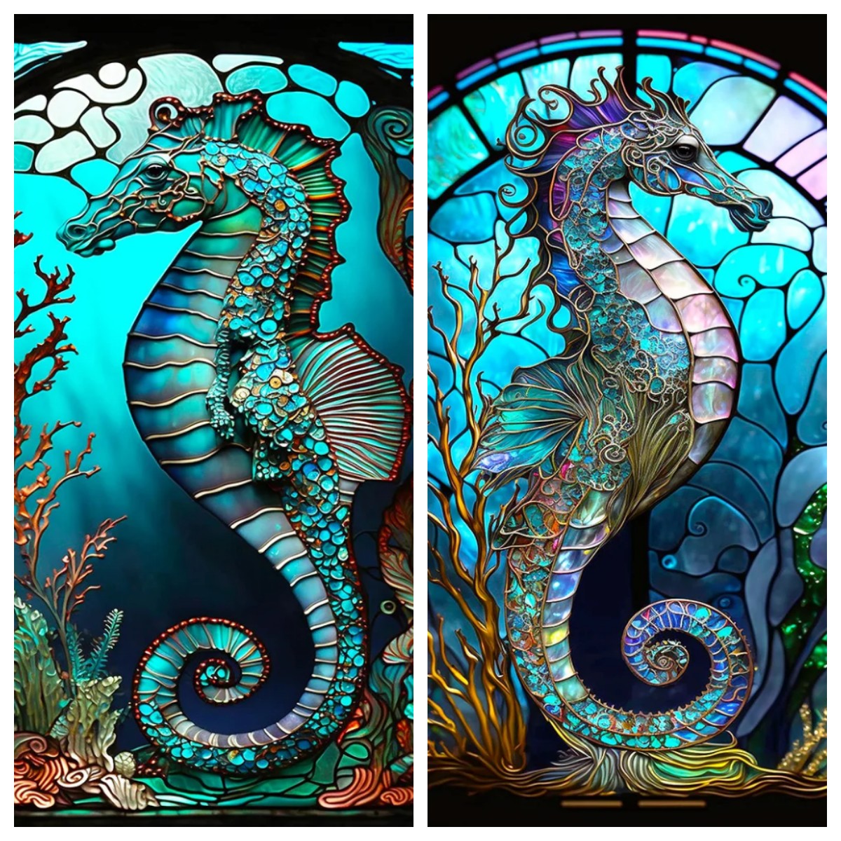 AB Diamond Painting  | Seahorse