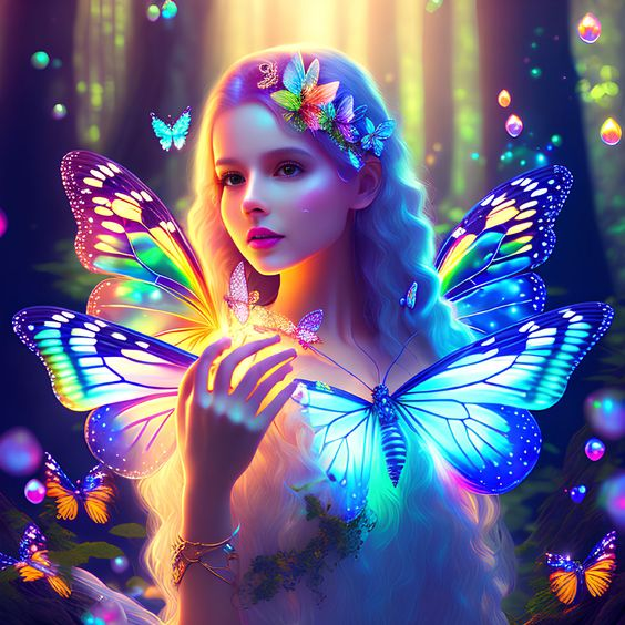 AB Diamond Painting  |  Butterfly Fairy