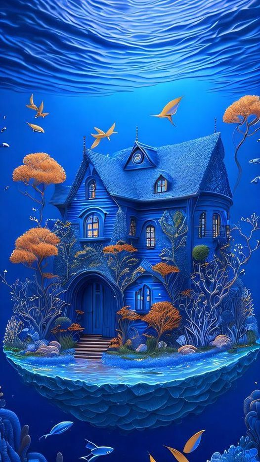 AB Diamond Painting    |  Underwater Castle