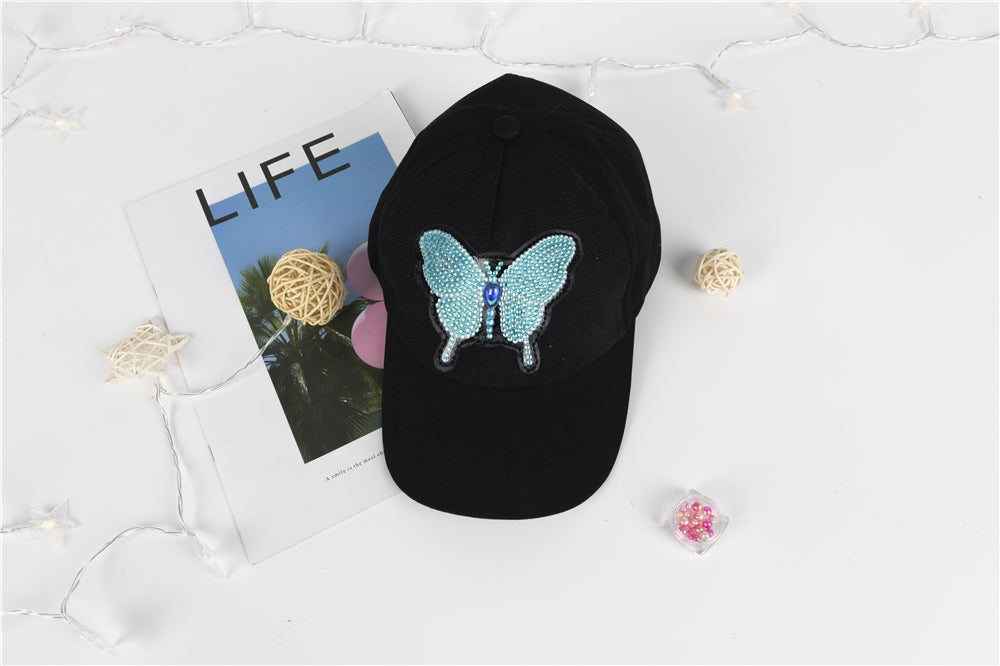 DIY Diamond Painting Baseball Cap | Butterfly