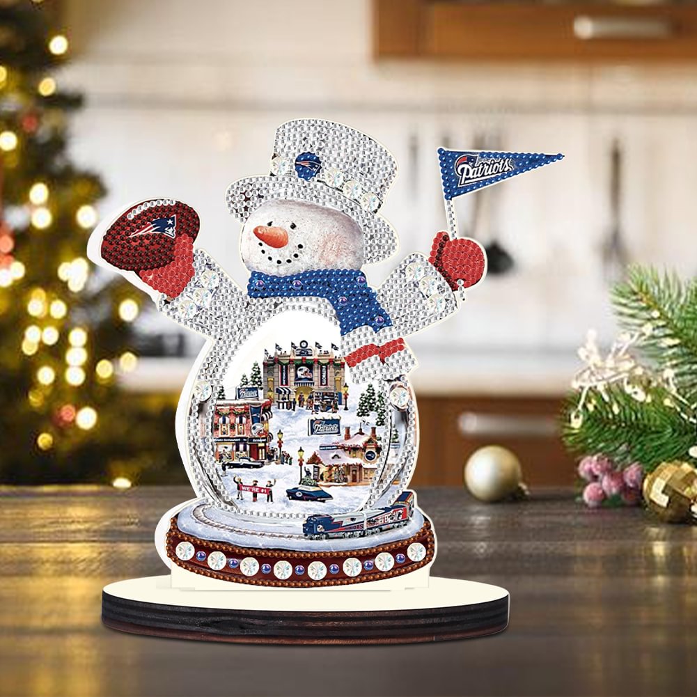 Diamond Painting Ornament | Christmas Snowman