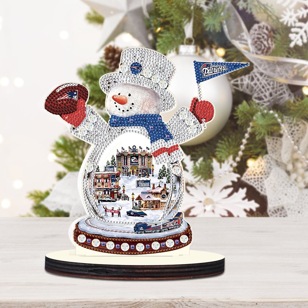 Diamond Painting Ornament | Christmas Snowman