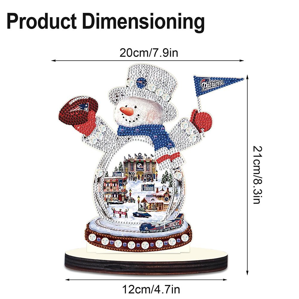 Diamond Painting Ornament | Christmas Snowman