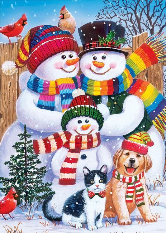 AB Diamond Painting  |  Christmas Snowman