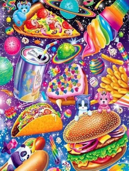 Full Round/Square Diamond Painting Kits | Food binge