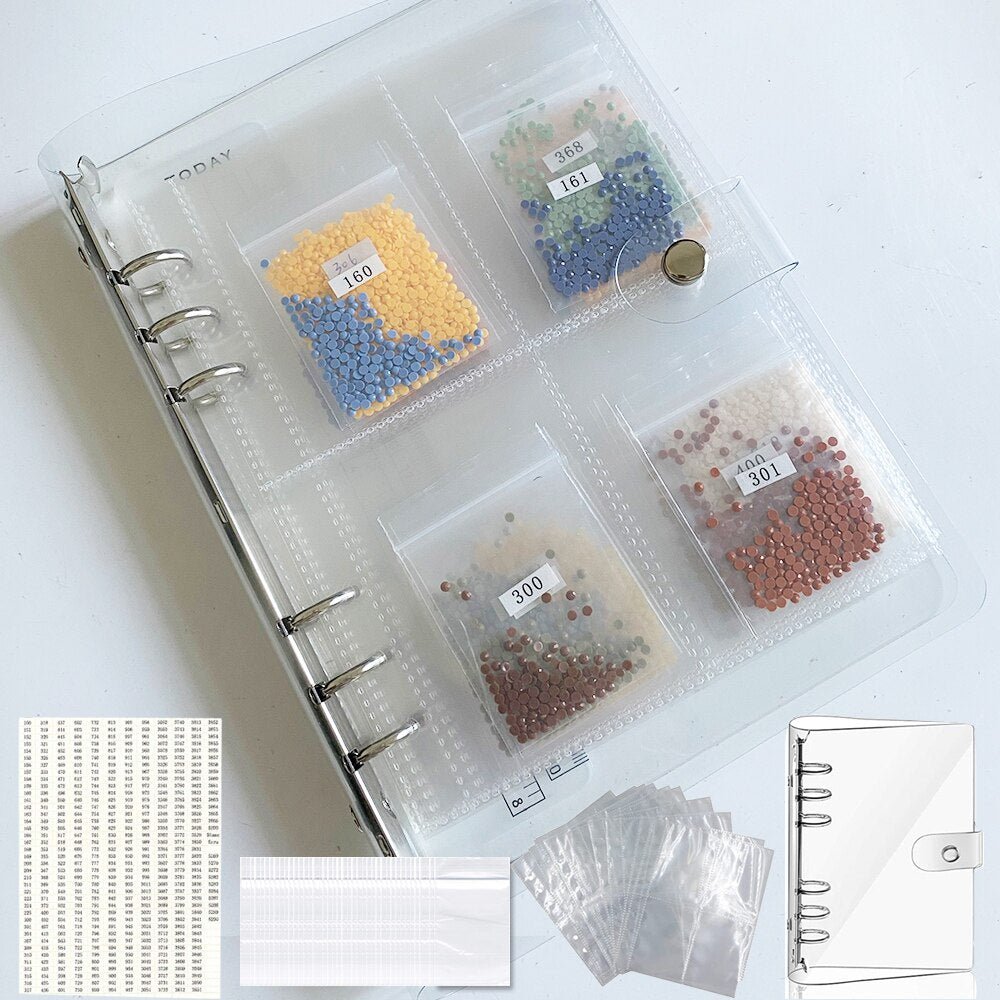 A5 Ring binder for collecting and sorting DMC stones - DIY Diamond Painting | accesories | Tool