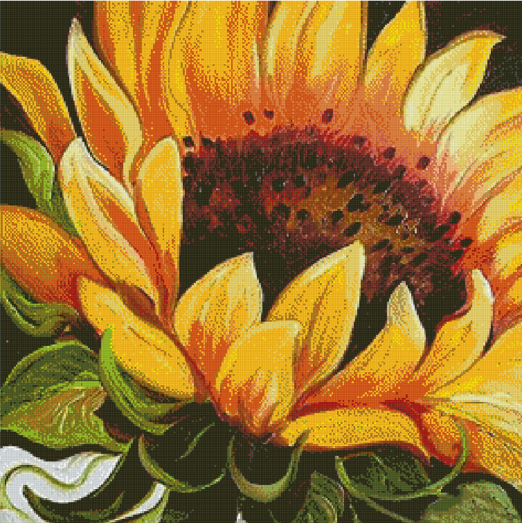 Full Round/Square Diamond Painting Kits | Sunflower