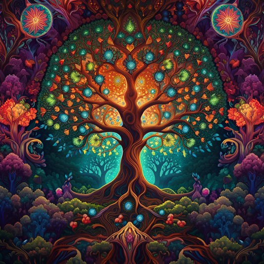 AB Diamond Painting  |  Colorful Tree