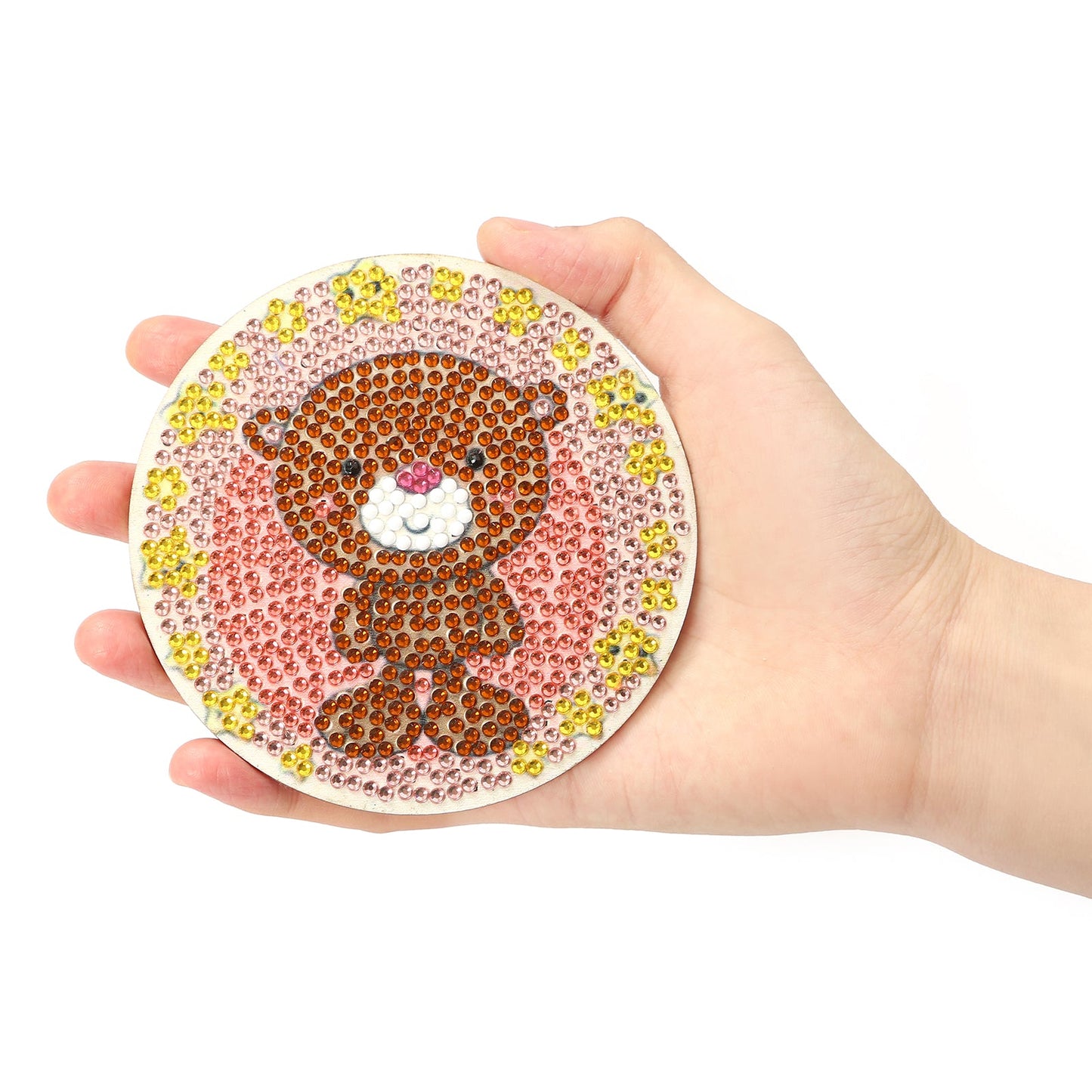 6 pcs set DIY Special Shaped Diamond Painting Coaster | Animals