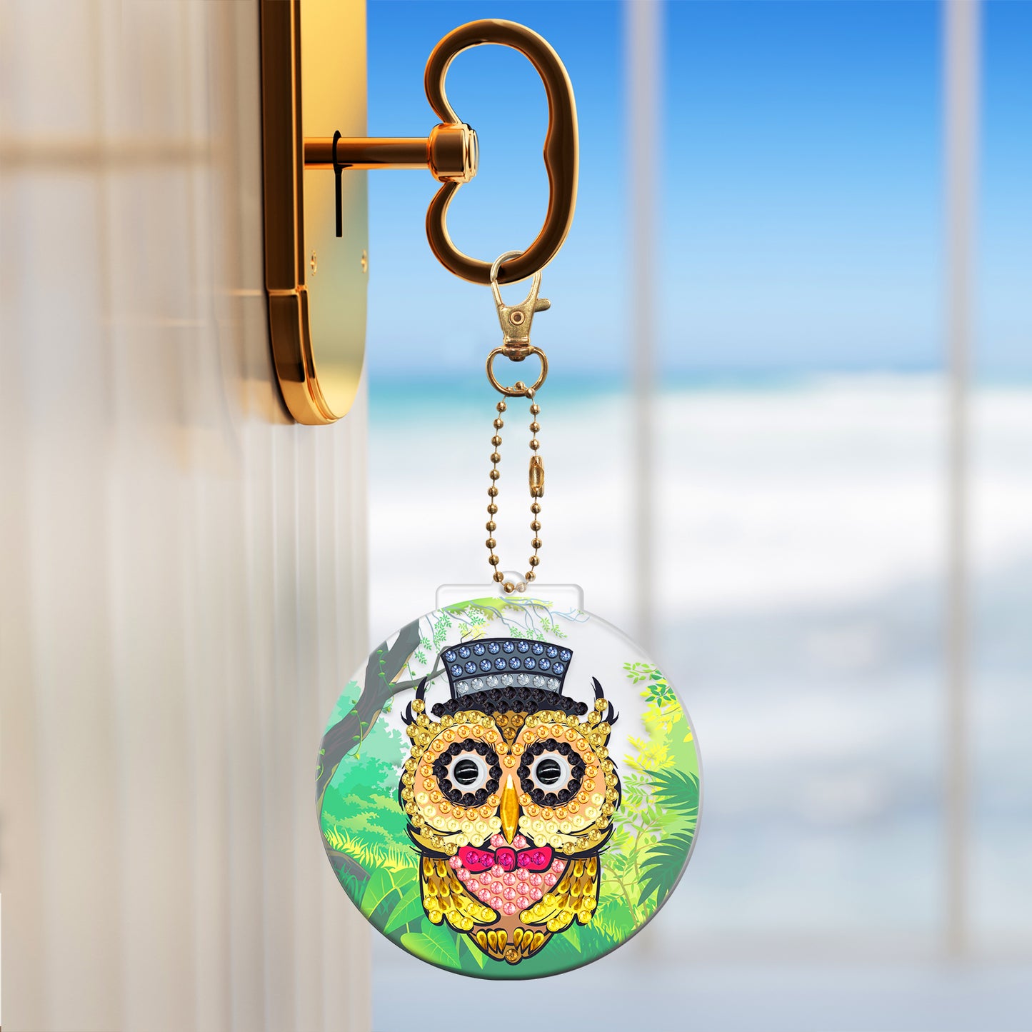 DIY keychain | Owl | Two Piece Set