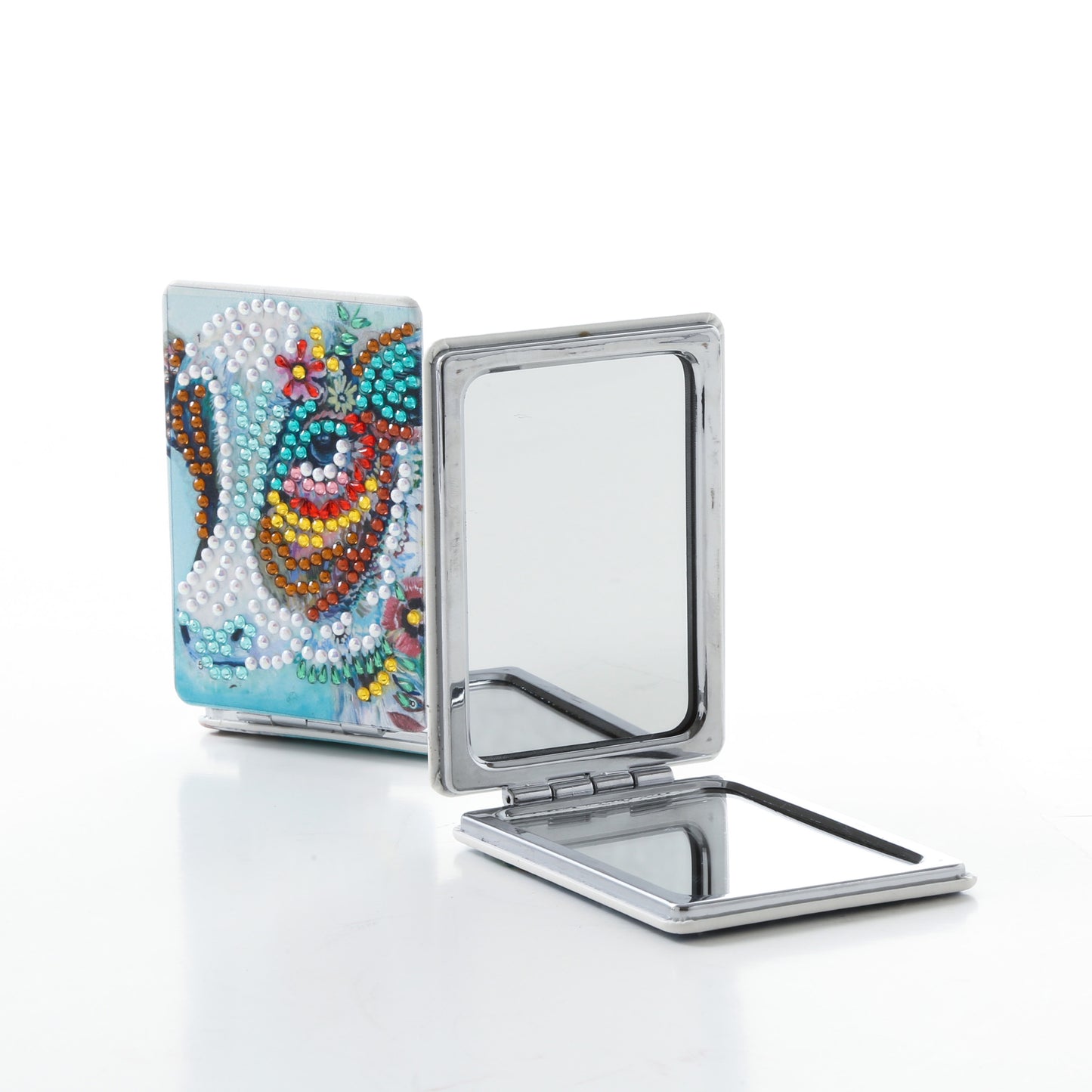 DIY Diamond Painting Kreativer Diamant-Minispiegel | Farbe Kuh