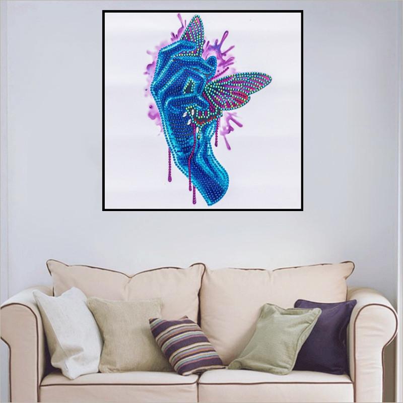 Hand Butterfly | Special Shaped | Crystal Rhinestone Diamond Painting Kits