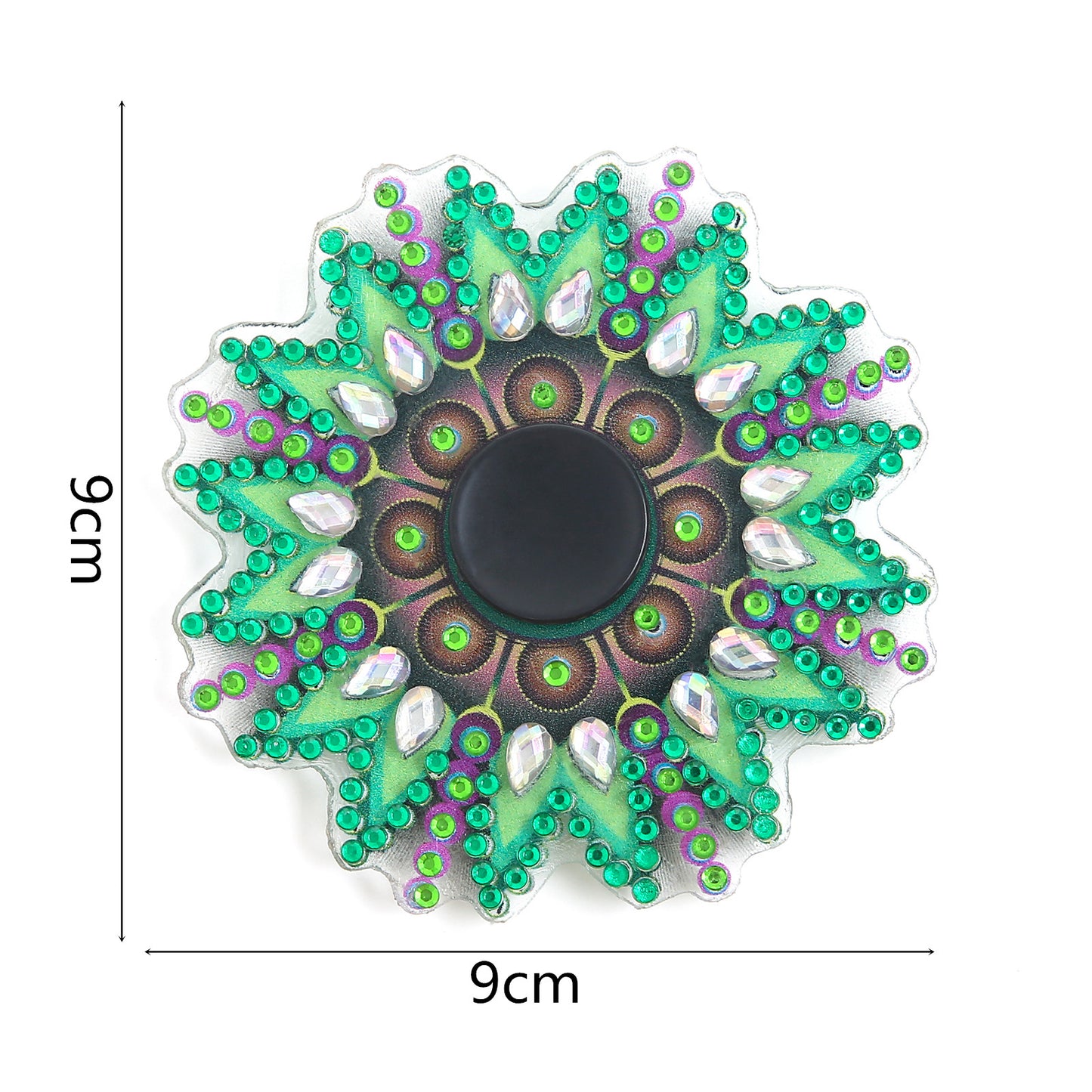 DIY Diamond Painting Fingertip Gyro Spinner - Mandala