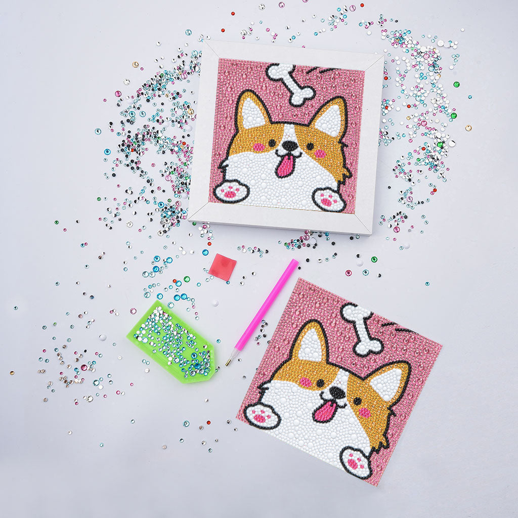 Dog | Crystal Rhinestone Diamond Painting Kits for children