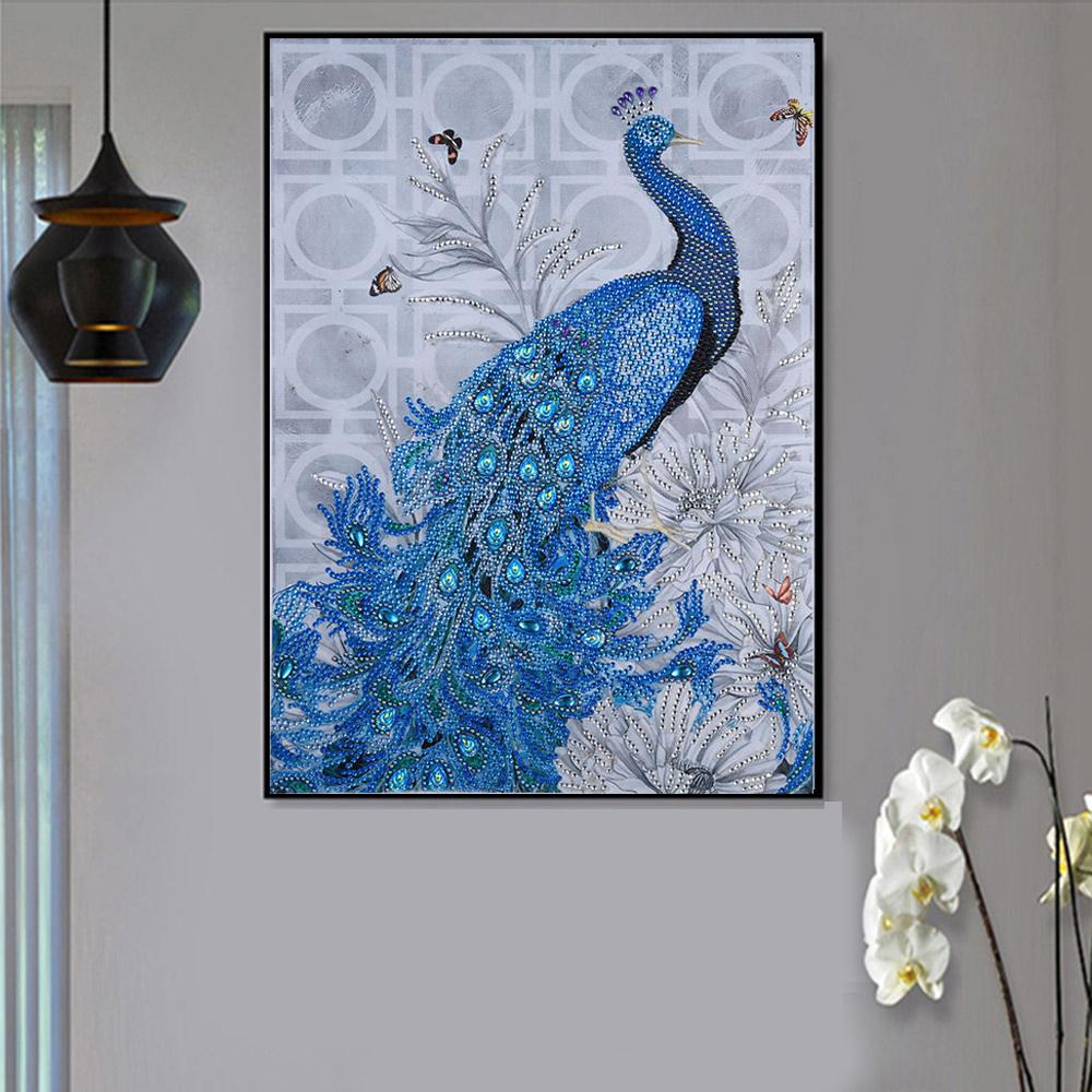 peacock | Special Shaped Diamond Painting Kits