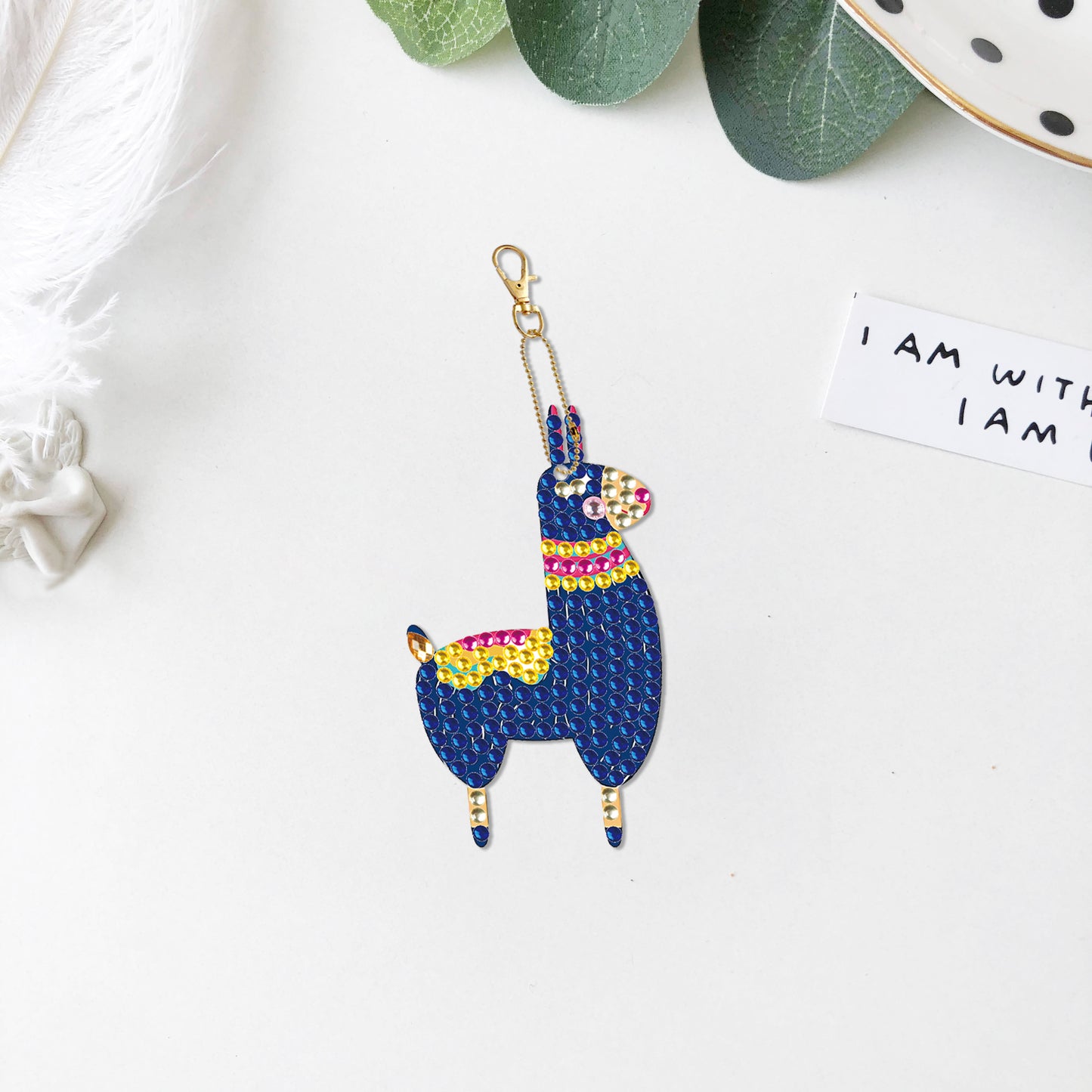 DIY keychain | Horse | Double-sided | Five Piece Set