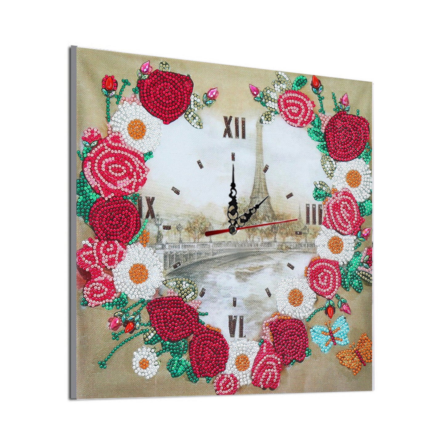 Flower Clock | Special Shaped Diamond Painting Kits