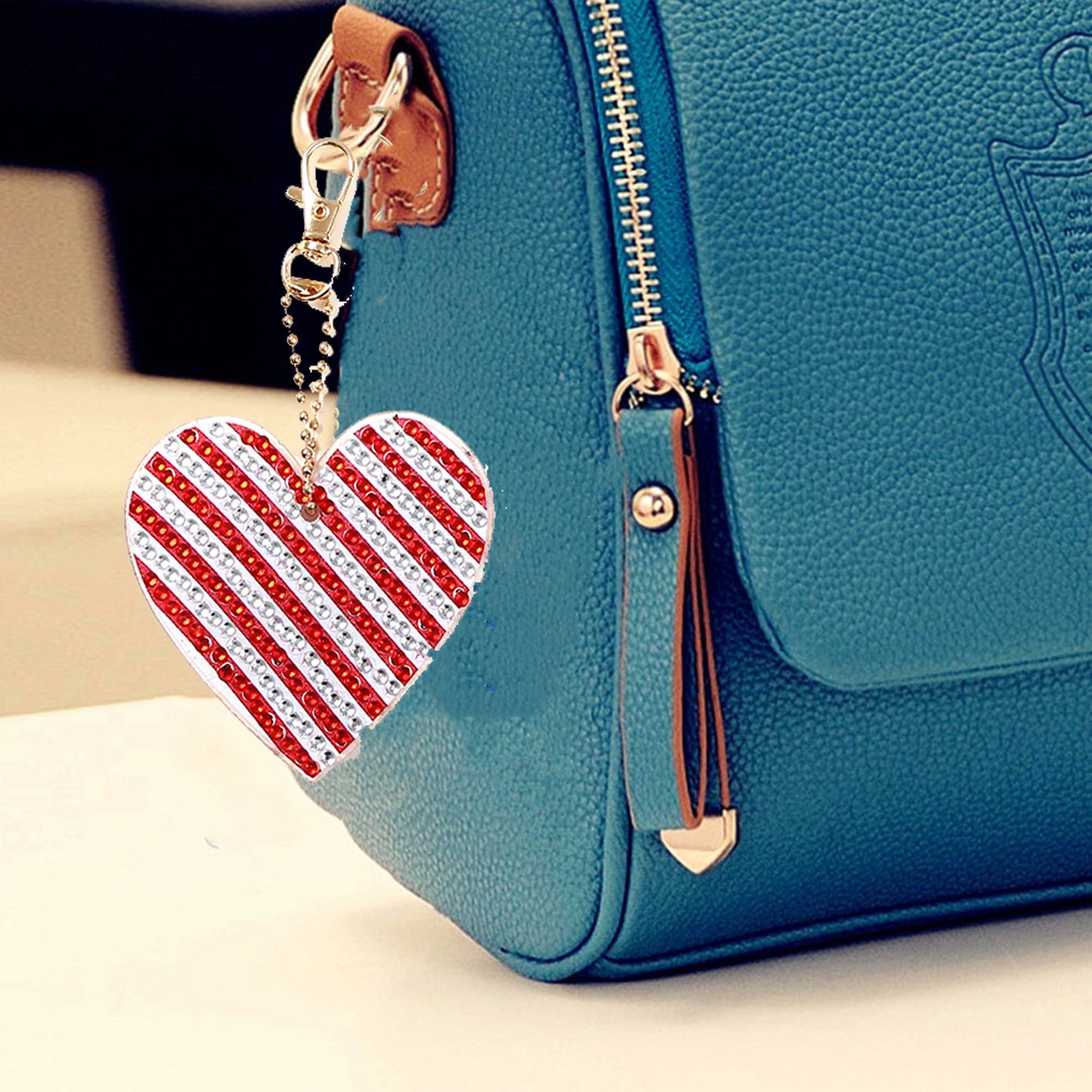 5pcs DIY Keychain | Love heart