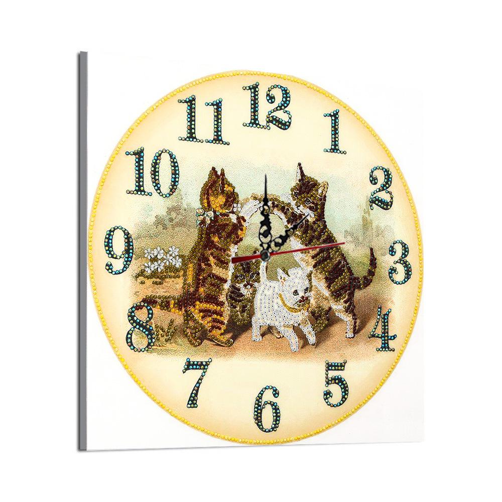 Cat Clock | Special Shaped Diamond Painting Kits