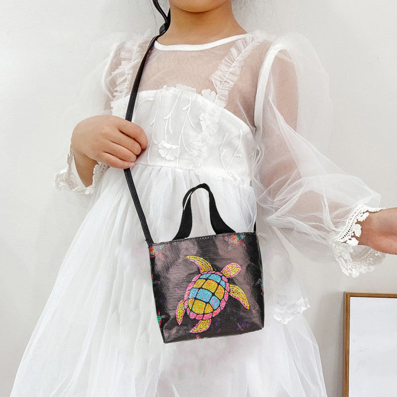 DIY special-shaped Diamond painting package Children's handbag | Turtle