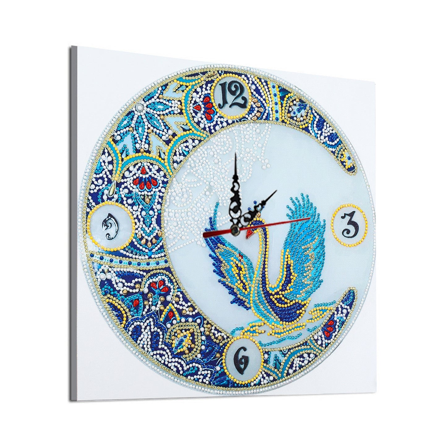 Peacock Clock | Special Shaped Diamond Painting Kits