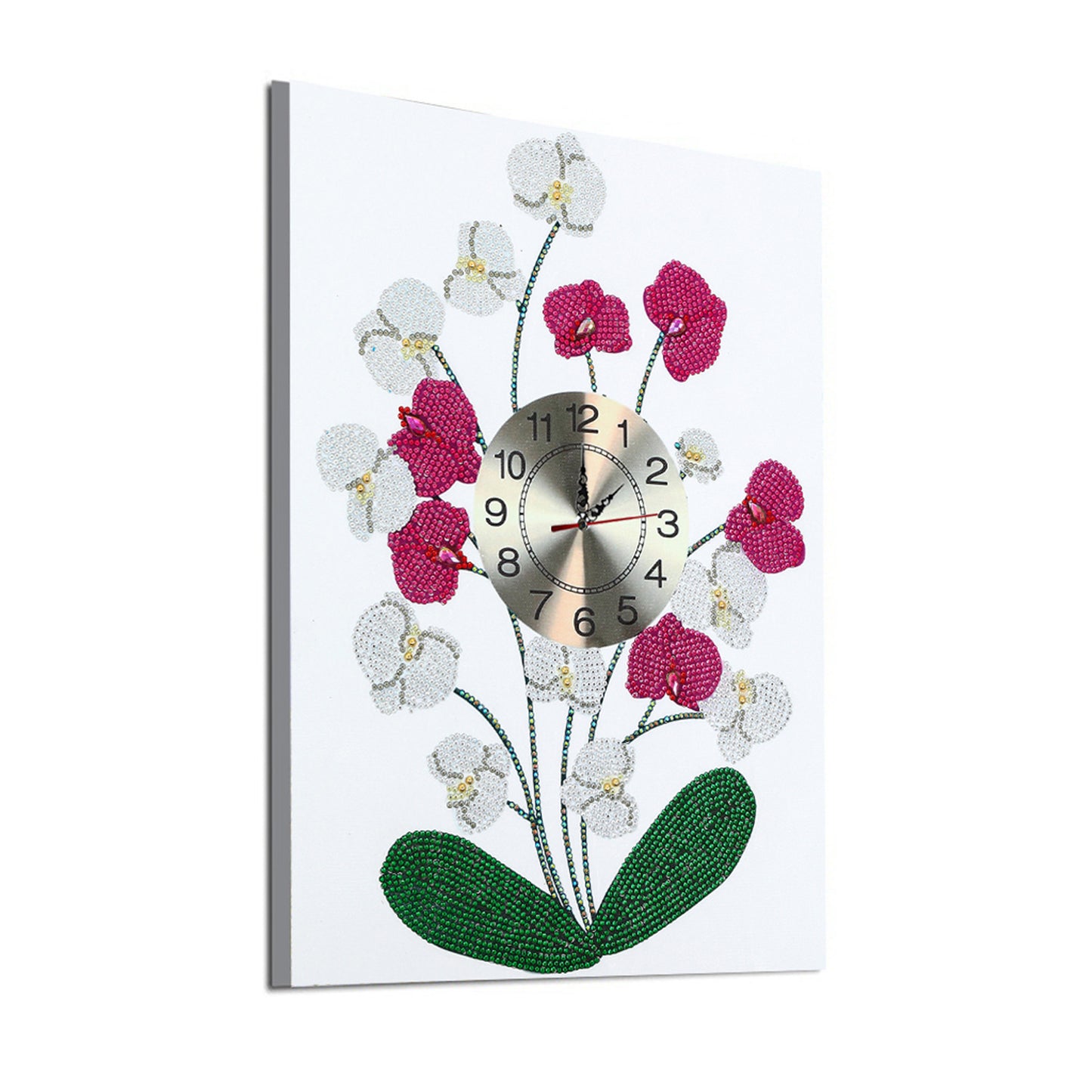 Blumenuhr | Speziell geformte Diamant-Malkits 