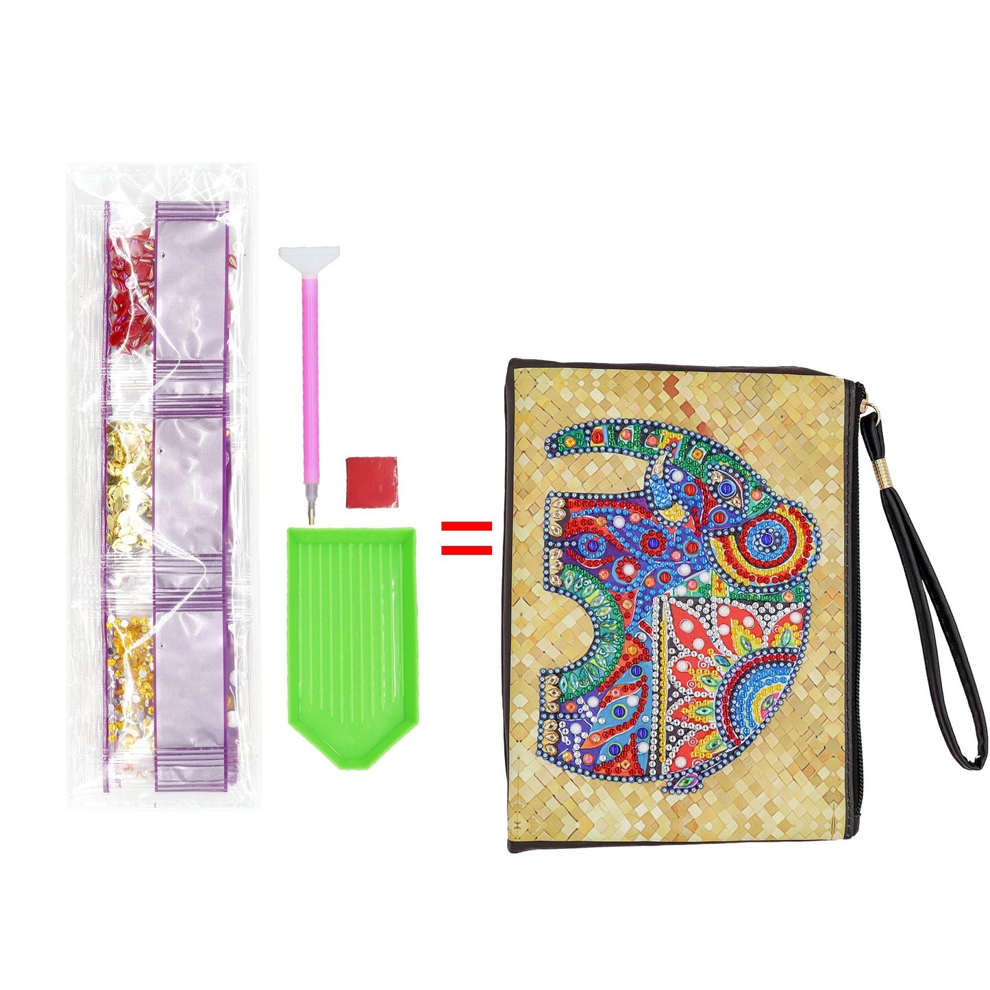 Diamond painting package DIY special-shaped diamond |Elephant| handbag