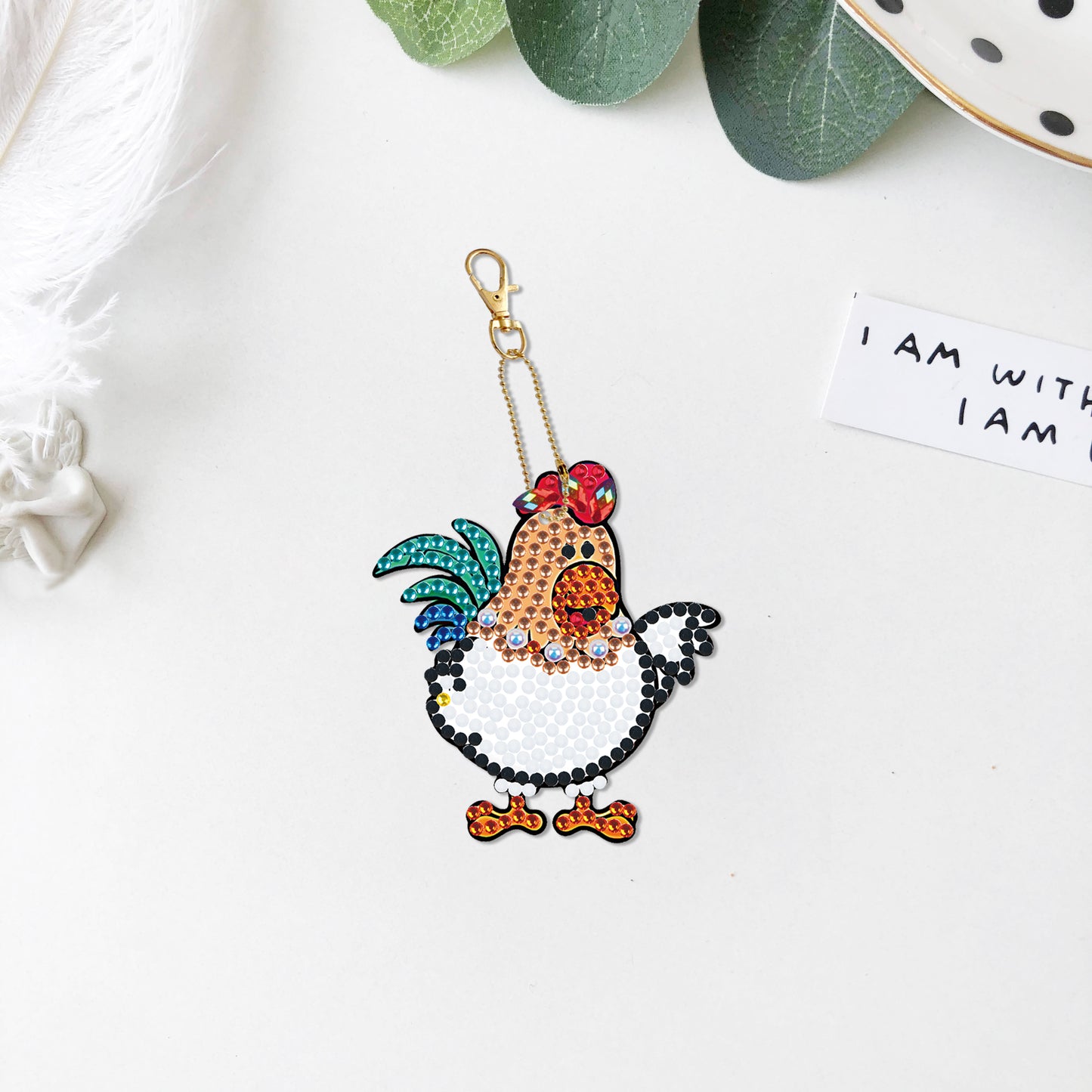 DIY keychain | Animals | Double-sided | Five Piece Set