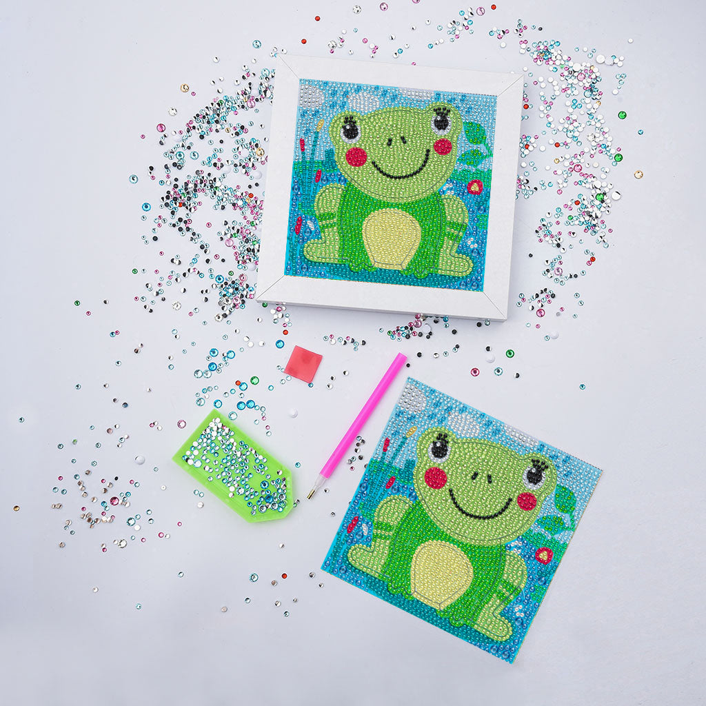 Frosch | Crystal Strass Diamond Painting Kits für Kinder