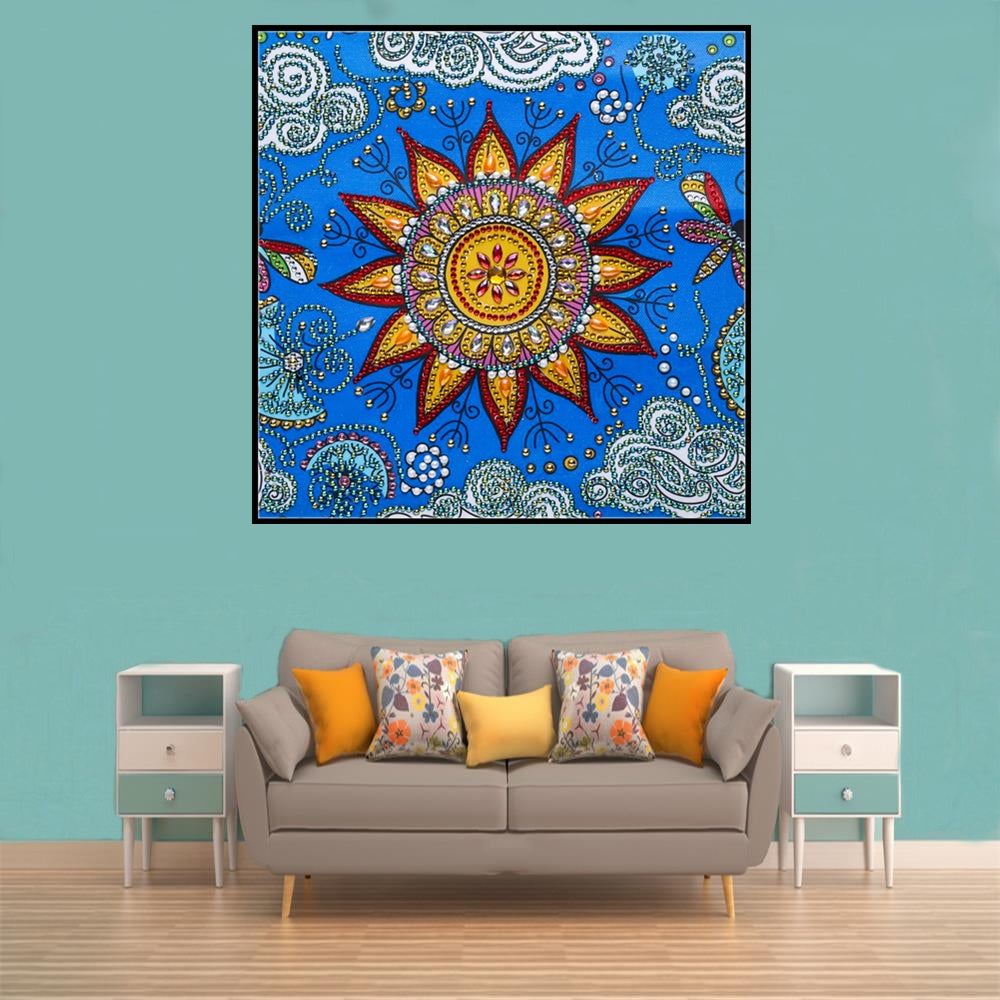 Mandala flower | Special Shaped Diamond Painting Kits