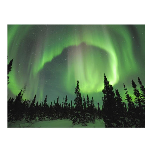 Green aurora | Full Round Diamond Painting Kits