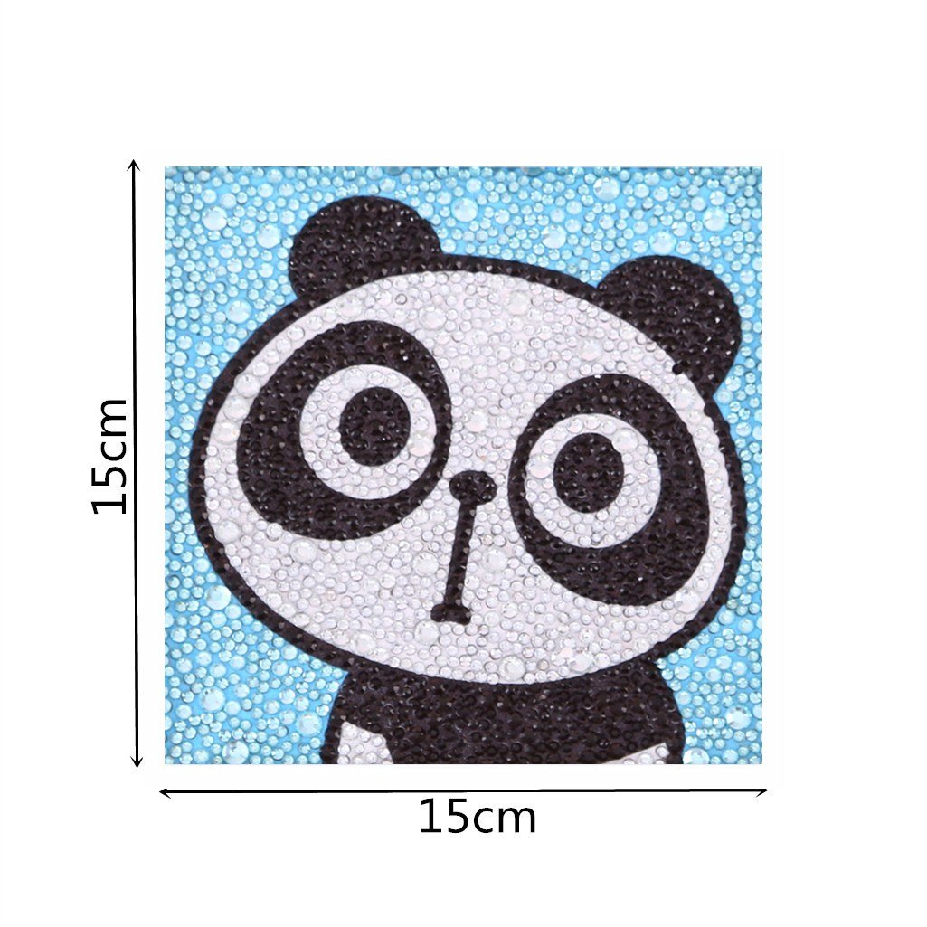 Série pour enfants-| Panda | Kits de peinture diamant strass cristal