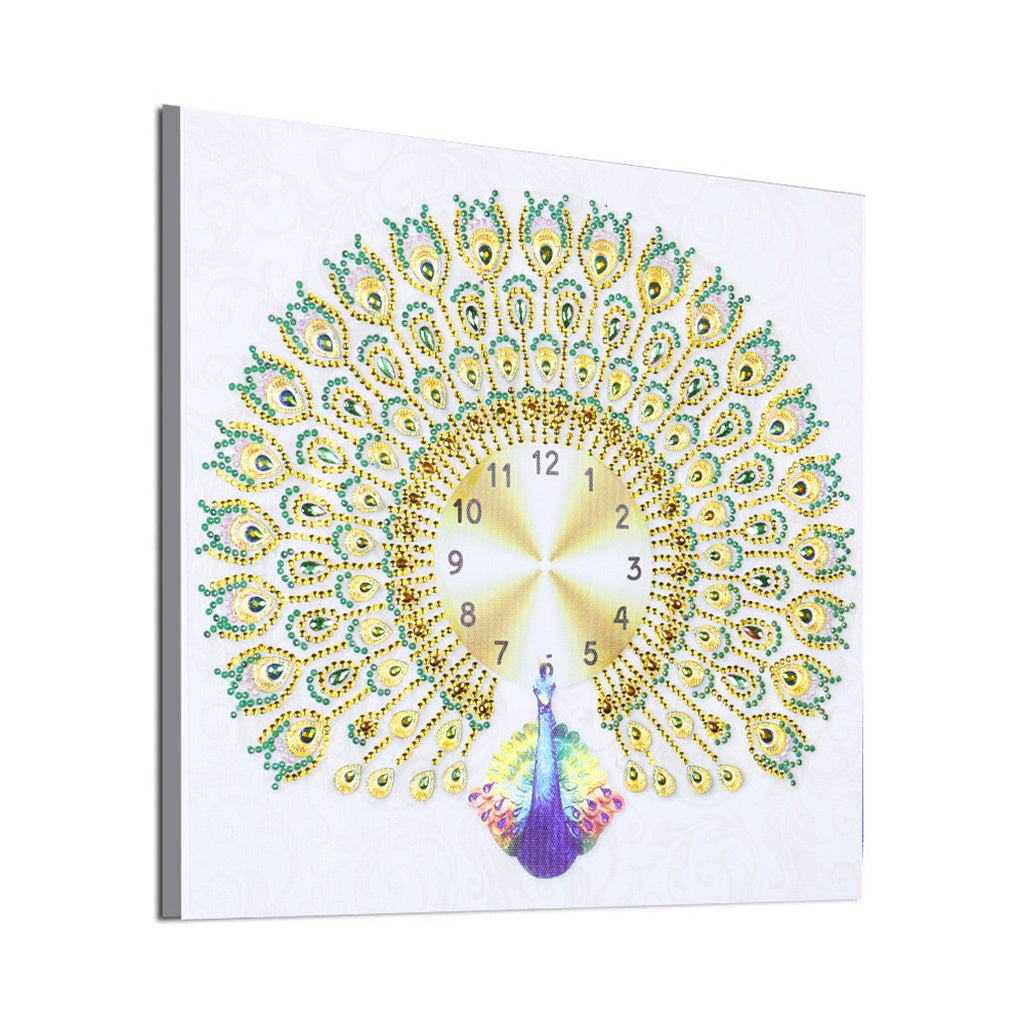 Peacock Bell  | Crystal Rhinestone  | Full Round Diamond Painting Kits