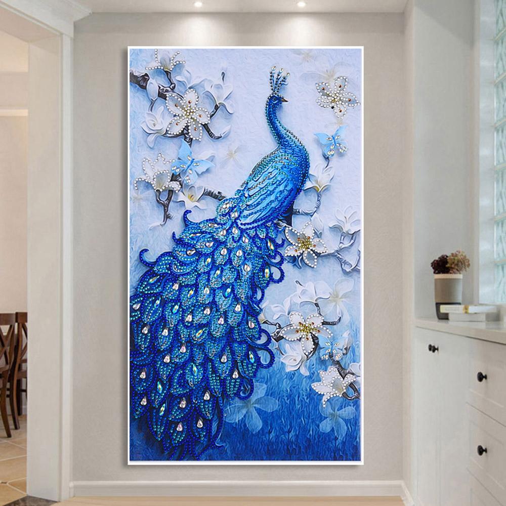 peacock | Special Shaped Diamond Painting Kits