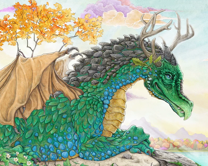 AB Diamond Painting  |  Dragon