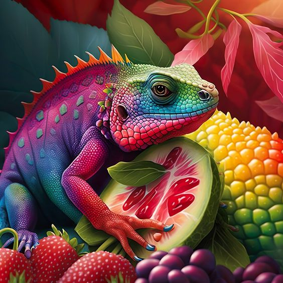 AB Diamond Painting  |  Chameleon