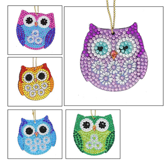 DIY Diamond Painting | Owl | Keychain Kit