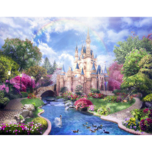 Gorgeous  Castle  | Full Round Diamond Painting Kits