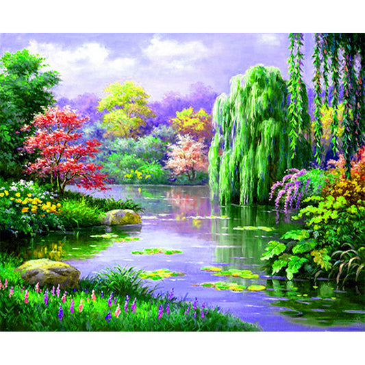 Beautiful Scenery  | Full Round Diamond Painting Kits