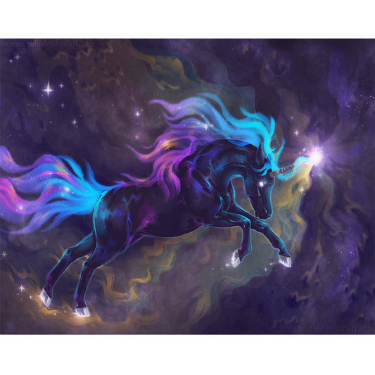 Licorne | Kits complets de peinture au diamant rond 