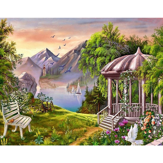 Beautiful Scenery  | Full Round Diamond Painting Kits