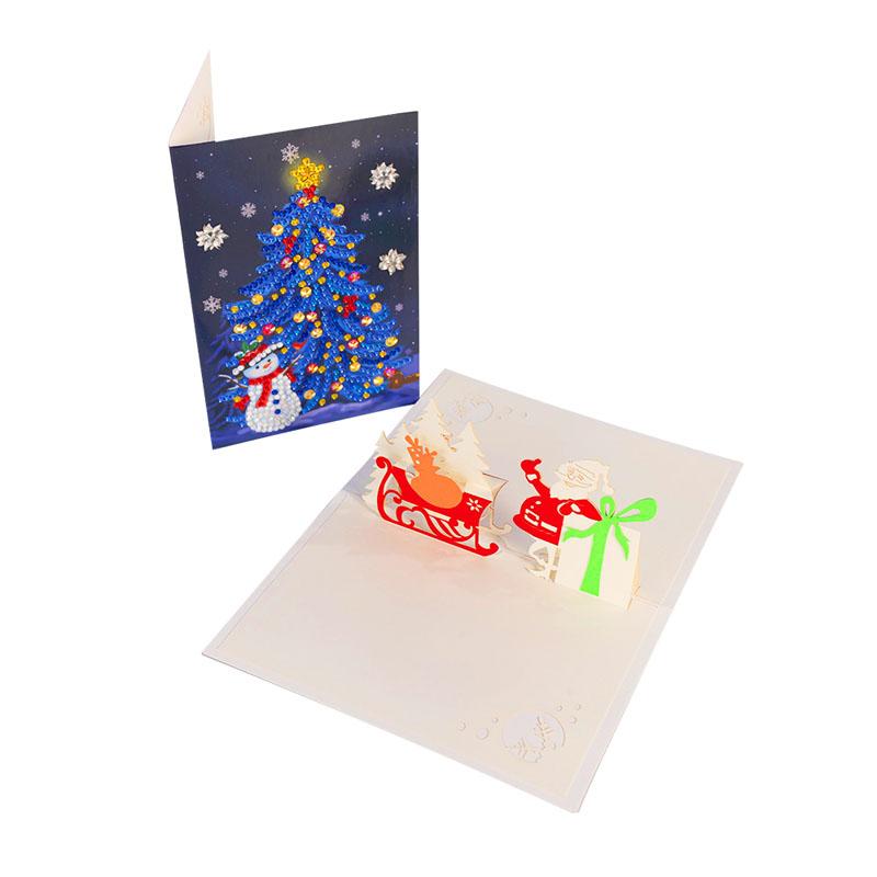 Greeting card-Snowman