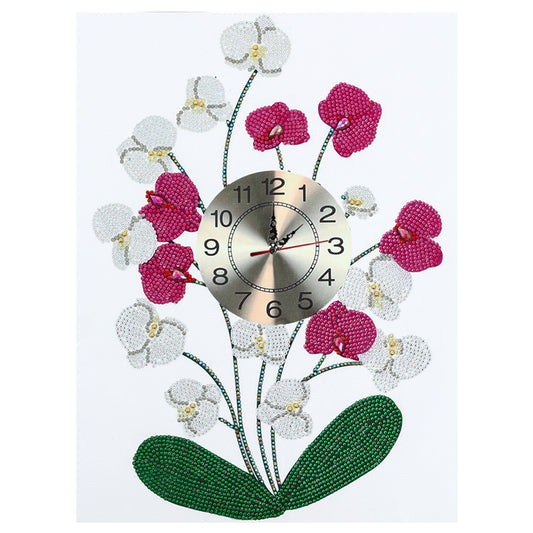 Flower Clock | Special Shaped Diamond Painting Kits