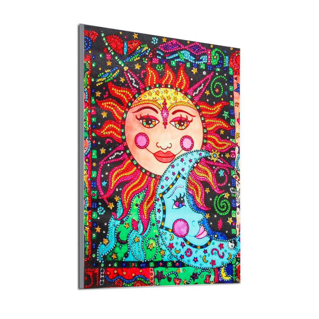 Sun and moon | Special Shaped Diamond Painting Kits